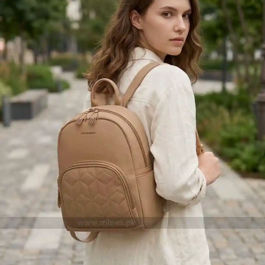 MINES — Merimore leather Backpack - BackPack for Women/Girls — buy online Pakistan COD