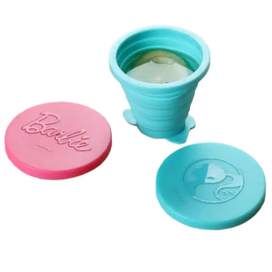 Miniso — Barbie Shining Collection Collapsible Silicone Bottle (190mL) (Pink) — buy online Pakistan COD