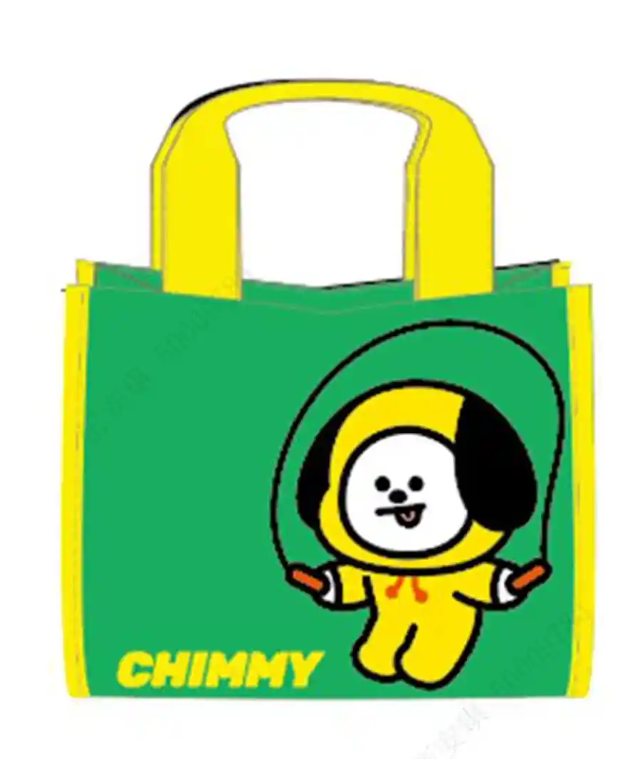 Miniso — BT21 Collection Contrast Color Lunch Bag (Green,CHIMMY) — buy online Pakistan COD