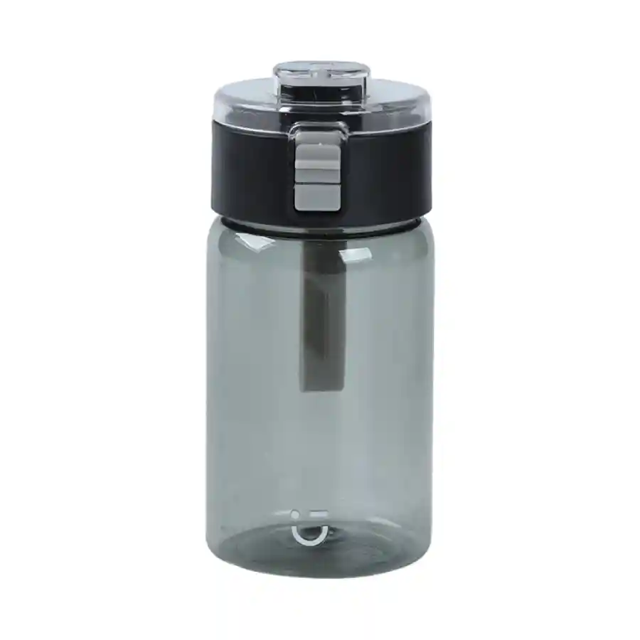 Miniso — Black & White Series Handle Plastic Bottle 390mL(Black) — buy online Pakistan COD