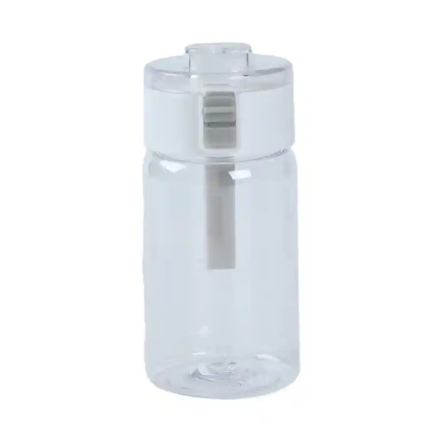 Miniso — Black & White Series Handle Plastic Bottle 390mL(White) — buy online Pakistan COD