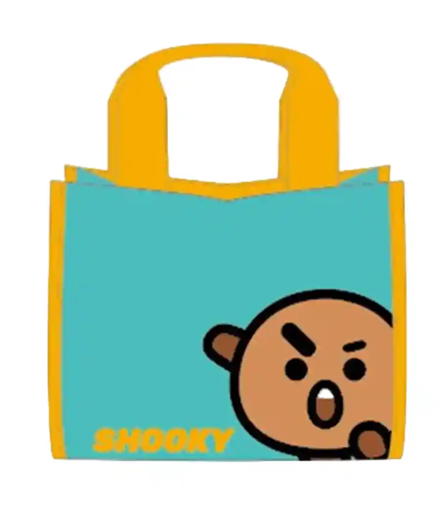 Miniso — BT21 Collection Contrast Color Lunch Bag (Green,SHOOKY) — buy online Pakistan COD