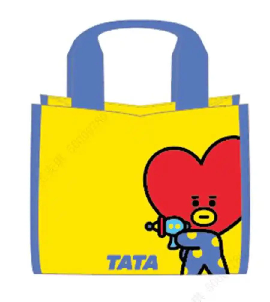 Miniso — BT21 Collection Contrast Color Lunch Bag (Blue,TATA) — buy online Pakistan COD