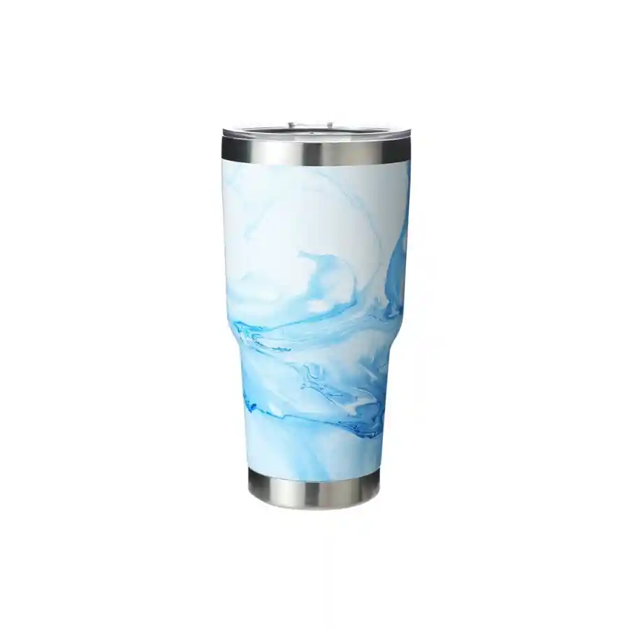 Miniso — Blending Design Steel Tumbler for Car (900mL) (Blue) — buy online Pakistan COD