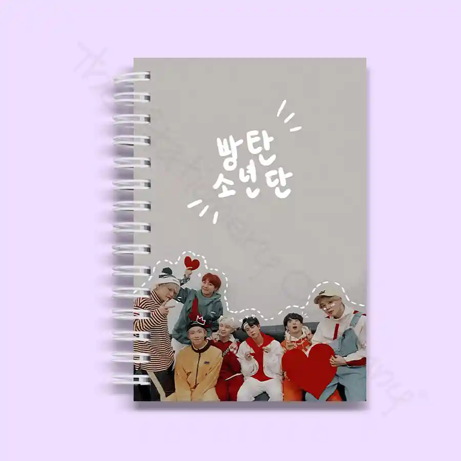 BTS Spiral Notebook Style 64 — buy online Pakistan COD