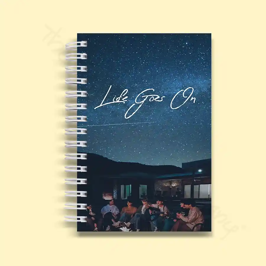 BTS Spiral Notebook Style 77 — buy online Pakistan COD