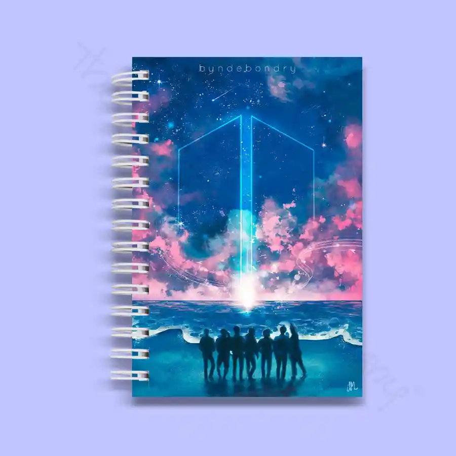 BTS Spiral Notebook Style 75 — buy online Pakistan COD