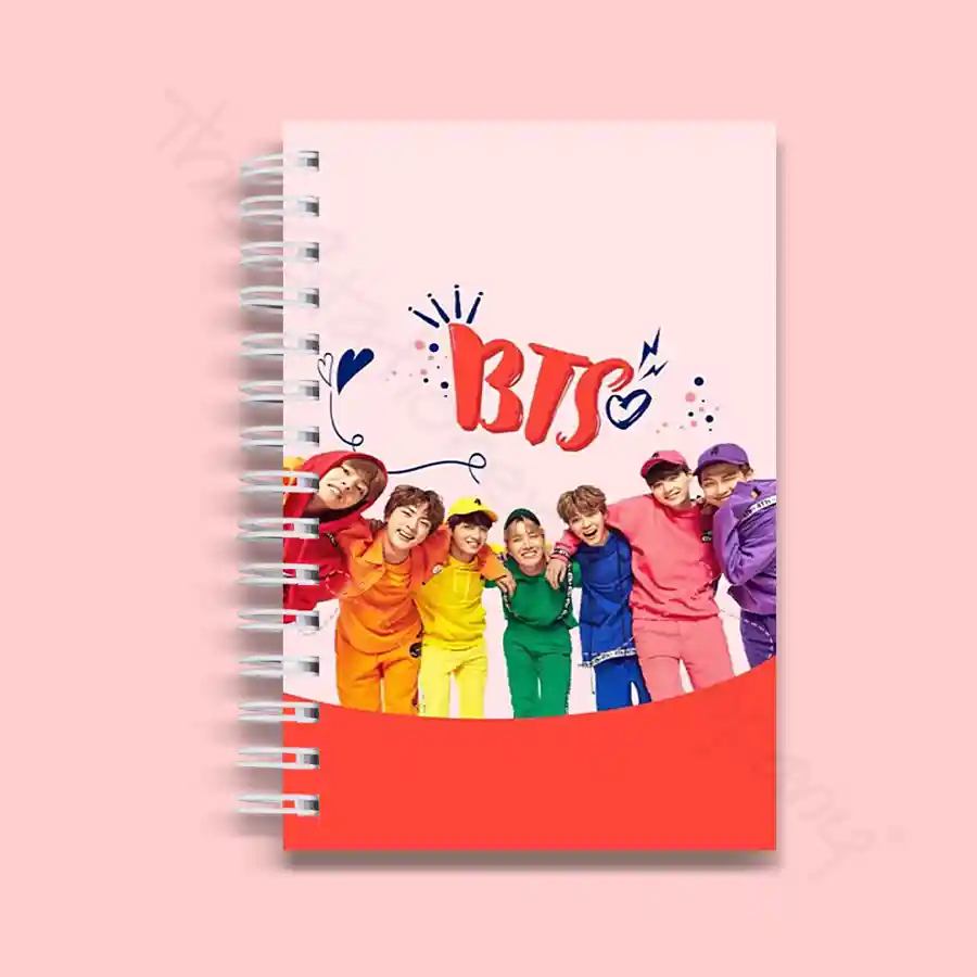 BTS Spiral Notebook Style 72 — buy online Pakistan COD