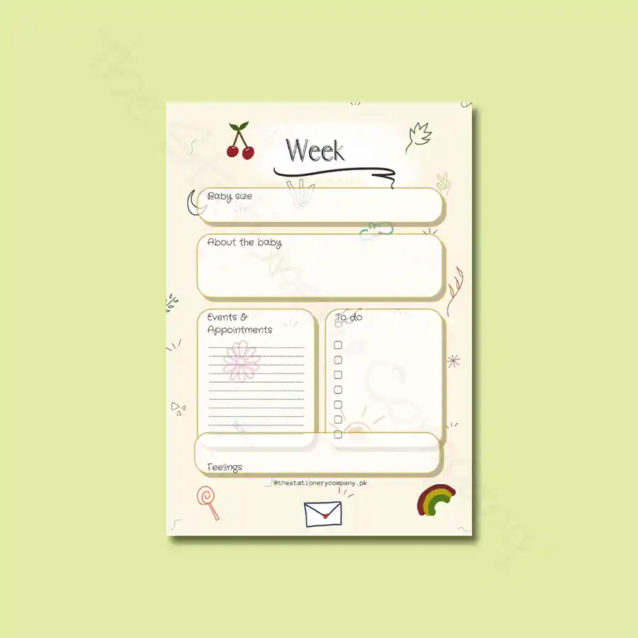 Baby Weekly Planner — buy online Pakistan COD