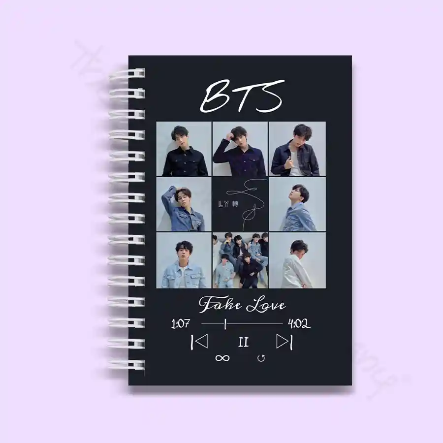 BTS Spiral Notebook Style 66 — buy online Pakistan COD