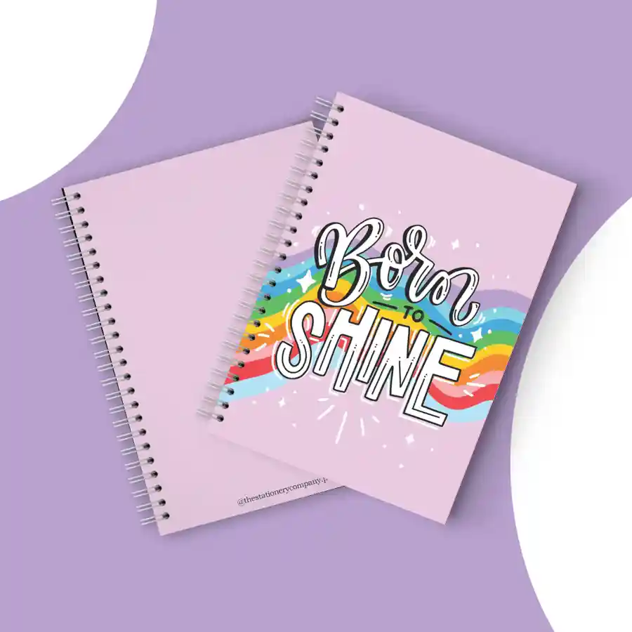 Born To Shine Spiral Notebooks — buy online Pakistan COD