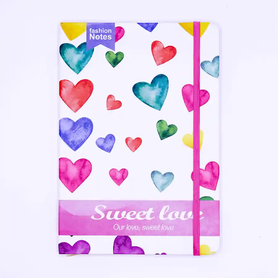 Color Heart Hard Cover Journal Notebook — buy online Pakistan COD