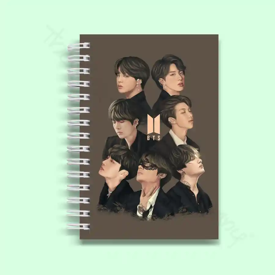 BTS Spiral Notebook Style 78 — buy online Pakistan COD