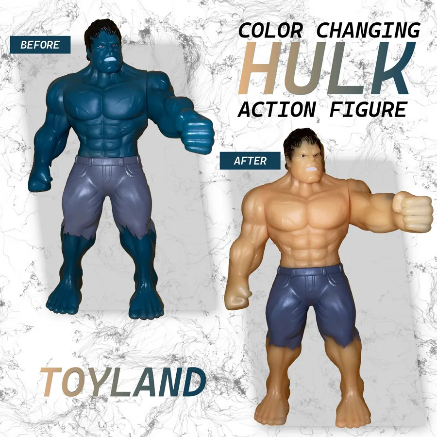 Toyland — Color-Changing Hulk Action Figure – Heat-Activated Transform Toy — buy online Pakistan COD