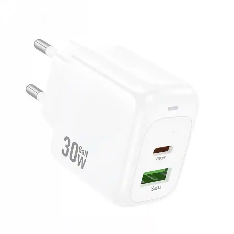HOCO CS55A 30W Dual Port Fast Wall Charger PD Type C QC3.0 — buy online Pakistan COD