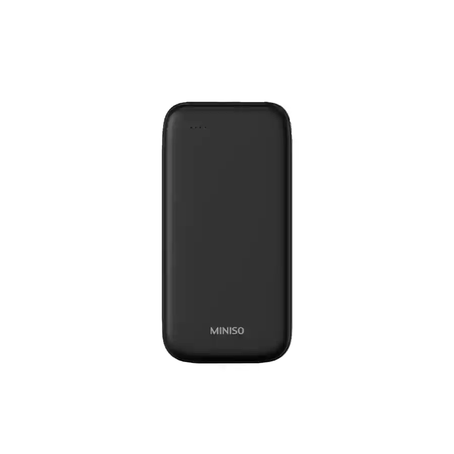 Miniso — 10000mAh Ultrathin Power Bank Model: F63(Black) — buy online Pakistan COD