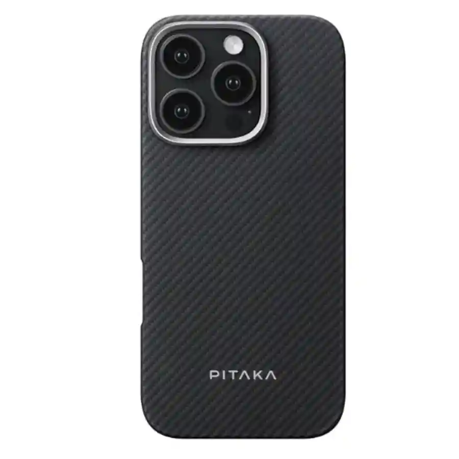 Pitaka Ultra-Slim Case for iPhone 16 Pro Max – Black/Grey — buy online Pakistan COD