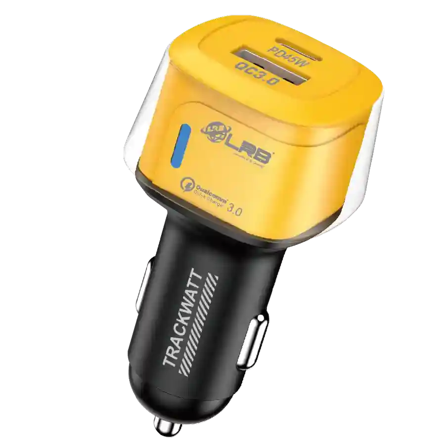 LRB-297 Trackwatt 55W Dual Port Super Fast Car Charger — buy online Pakistan COD