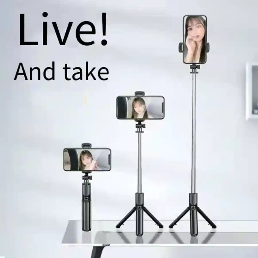 Selfie Stick S03 Detachable Wireless Remote 3 in 1 Tripod Stand Mobile Holder — buy online Pakistan COD