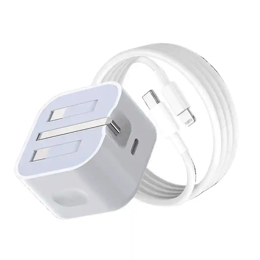 LRB-313 25W Fast Charger with USB-C to Lightning Cable — buy online Pakistan COD