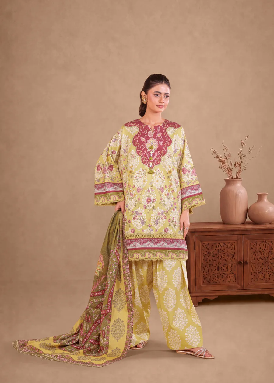 Bonanza Satrangi — Meadow - 3 Pc (WU3PPBW26LI9O45) — buy online Pakistan COD
