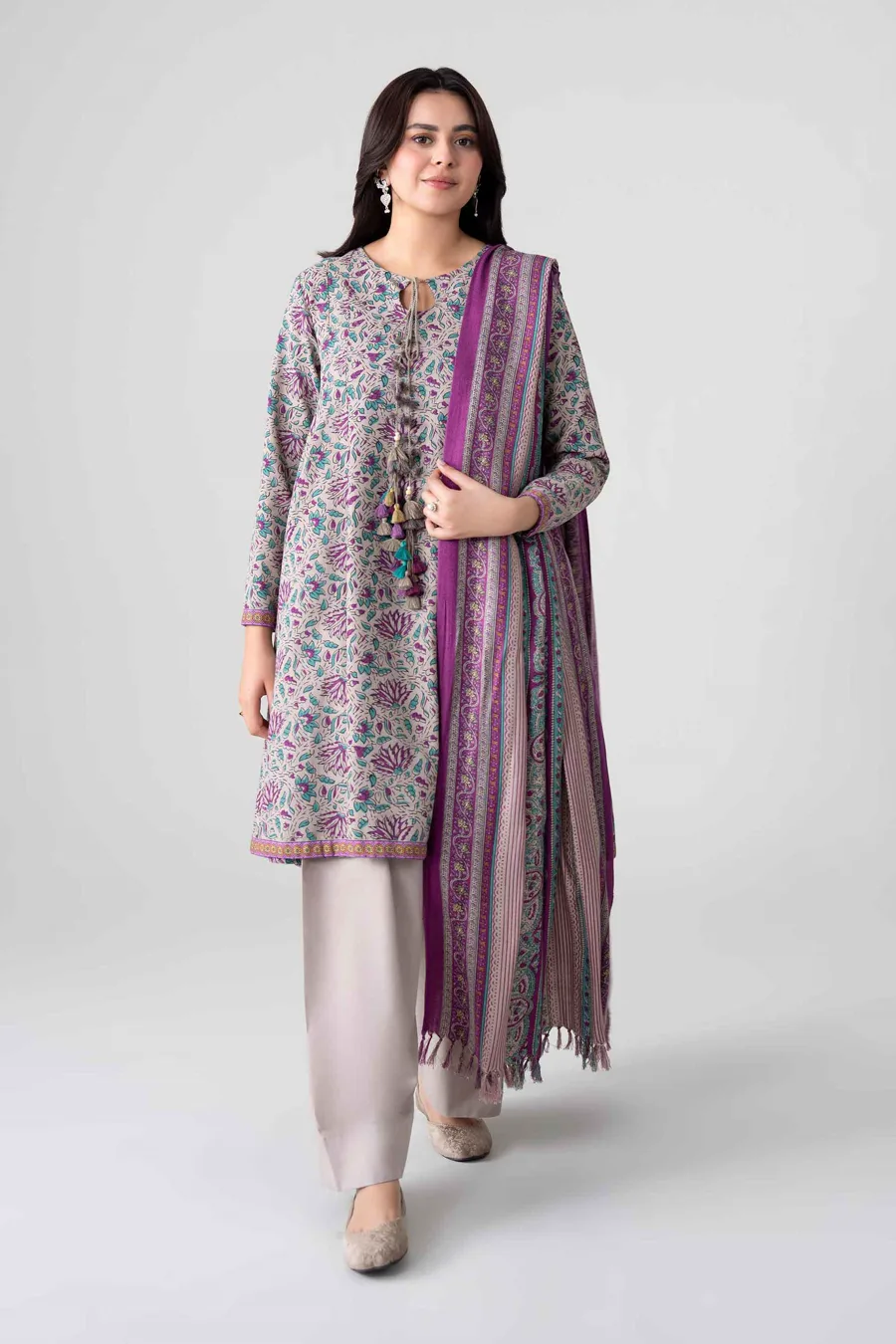 Nishat Linen — 3 Piece - Printed Suit - FTB-COM-57 — buy online Pakistan COD