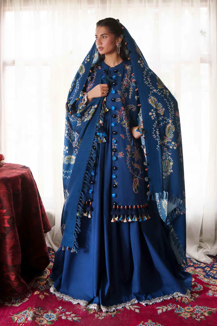 Nishat Linen — 3 Piece - Printed Embroidered Suit - U3PE-NISHA26WV1-213 — buy online Pakistan COD
