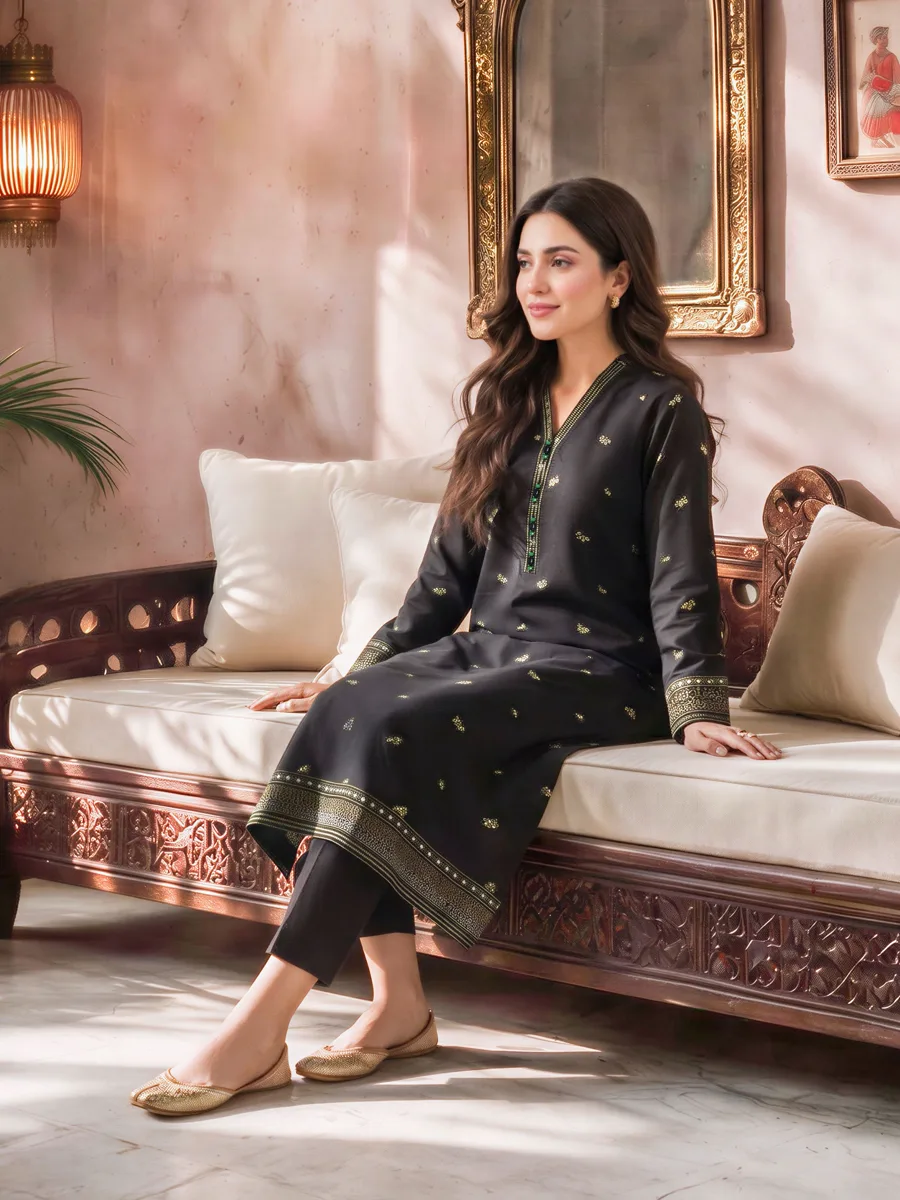 LimeLight — Viscose Cotton Khaddar Shirt (Unstitched) — buy online Pakistan COD