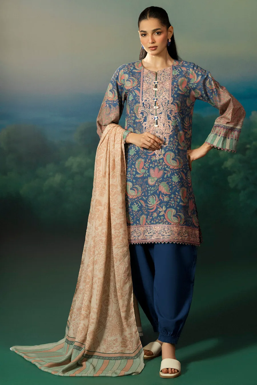 Alkaram — SHIRT, TROUSER & SHAWL — buy online Pakistan COD